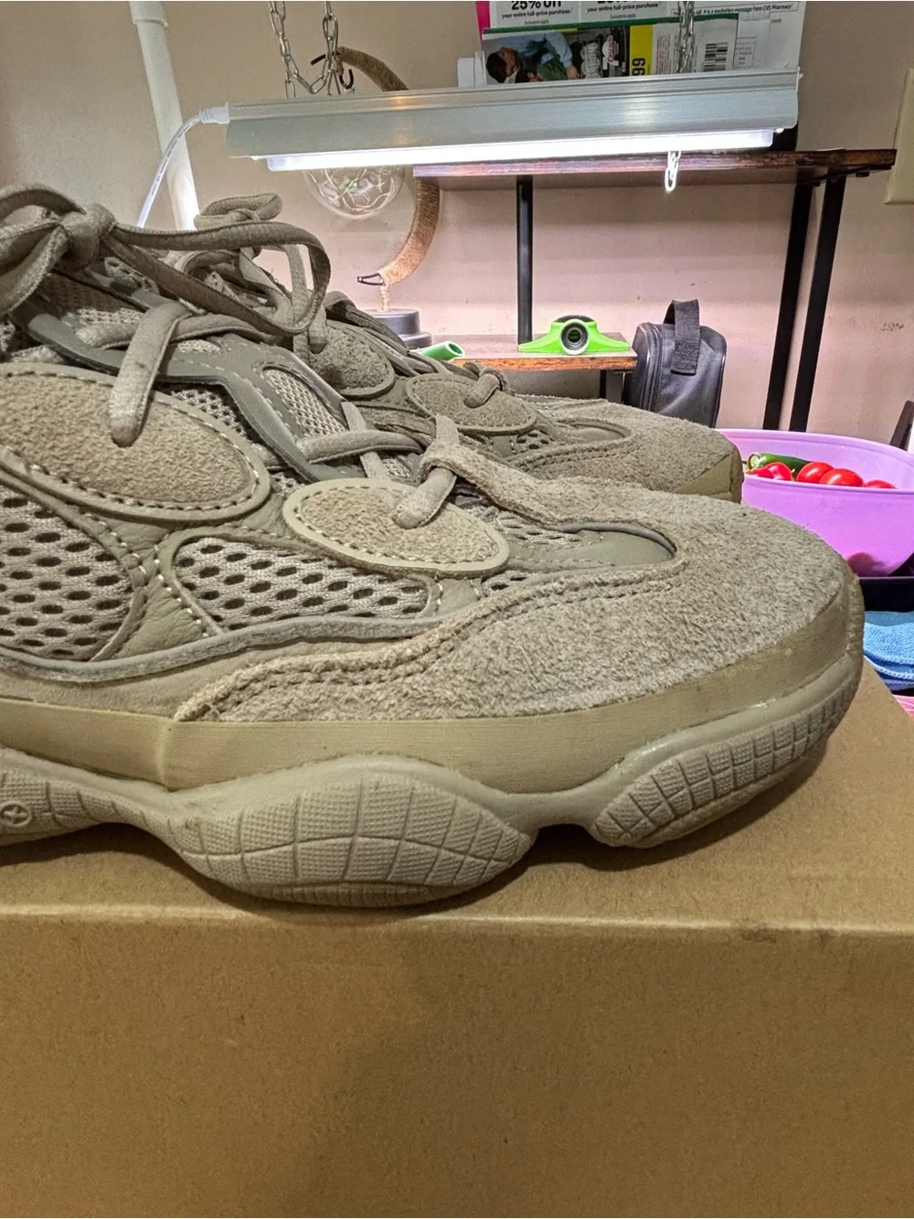 ADIDAS X YEEZY 500 LOW SNEAKERS MENS